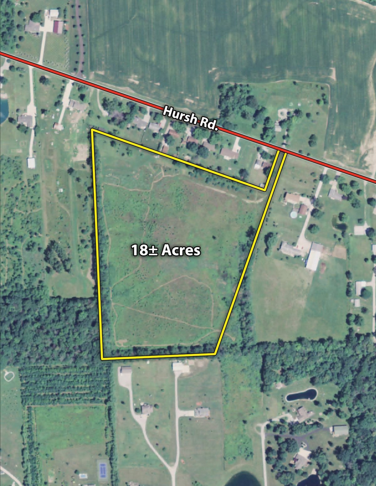 Tract map - REAL ESTATE AUCTION - SEALED BID OF 18+/- ACRES IN ALLEN COUNTY